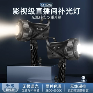 专业直播补光灯LED室内拍照摄影灯网红美颜球形柔光箱常亮太阳灯