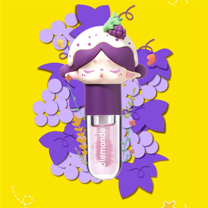 Oulemeng Children's Lip Honey Moisturizing and Hydrating Upper Lip Colorless Lip Protection Anti-Dry and Cracking Student Mini Water Light