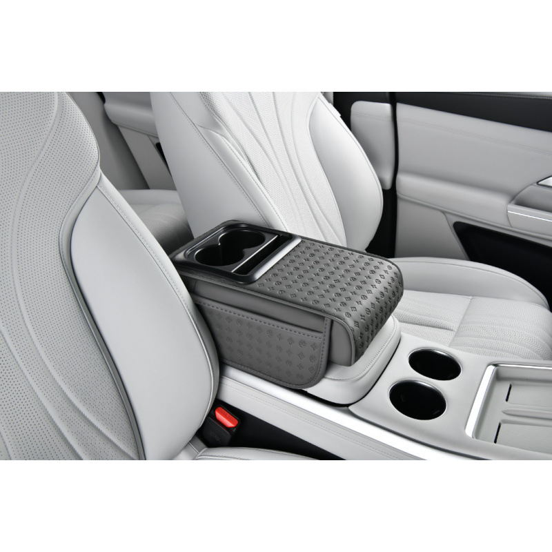Car Armrest Box — Fushou Armrest box pad - gray
