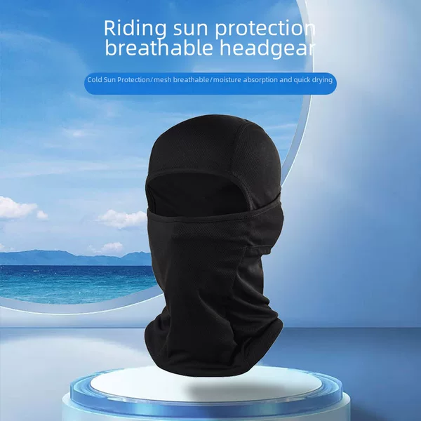 Cycling Gear Face Mask Half-Face Neck Gaiter Sweat-Absorbing Fishing Sun Protection Headgear Full Face Men's Outdoor Magic Headscarf