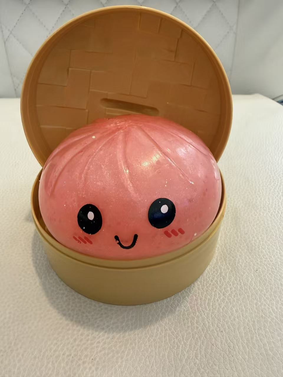 Dumpling Squishies Toy Simulación dumpling pellizco juguete de descompresión dumpling juguete torcido