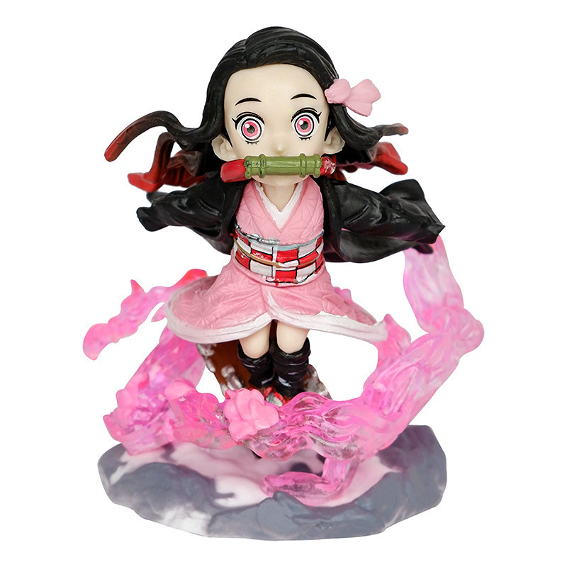 鬼滅の刃アニメフィギュア卸売 G5 炭治郎禰豆子富岡義勇二次元モデルフィギュア装飾品|undefined