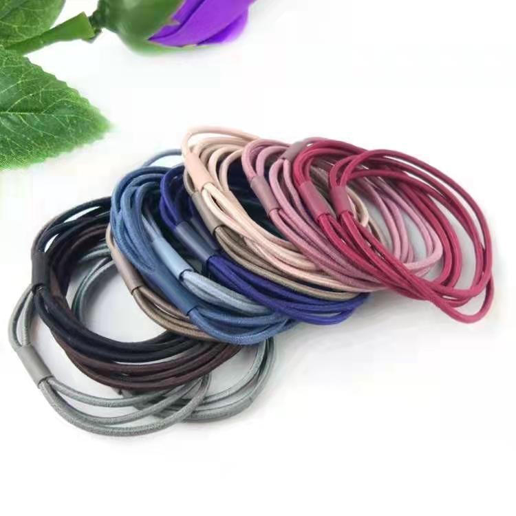 Korean Version [3-in-1] Bracelet, Hair Tie, Rubber Band for Tying Hair, Fashionable Adult Women's High-Elasticity Handmade Hair Accessory