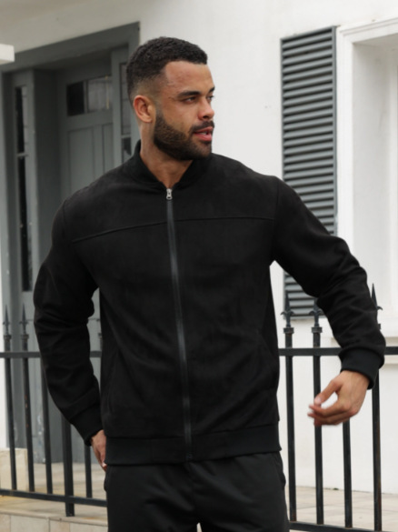 Europa e die Vereinigten Staaten neue Männer Mode lässig Wildleder leichte Pullover Jacke Mantel_voghion.com