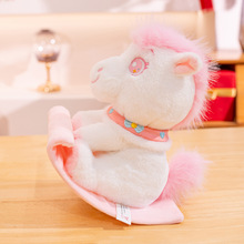 新款马年吉祥物公仔电动新年摇摇马毛绒玩具女孩睡觉陪伴抱枕礼物