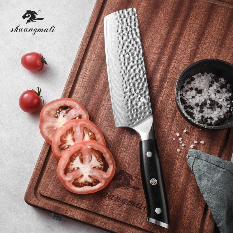 Cuchillo de cocina de acero Damasco de 67 capas Cuchillo de cocina pequeño Cuchillo de cocina Cuchillo de cocina doméstico Cuchillo de carne