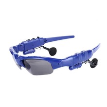 智能无线蓝牙眼镜耳机偏光太阳镜运动音乐通话亚马逊蓝牙耳机一体