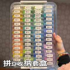 Pindou 収納ボックスアクセサリージュエリーボックス透明整理ジュエリークリエイティブ包装ボックスプラスチックスリーブボックスホームポータブル