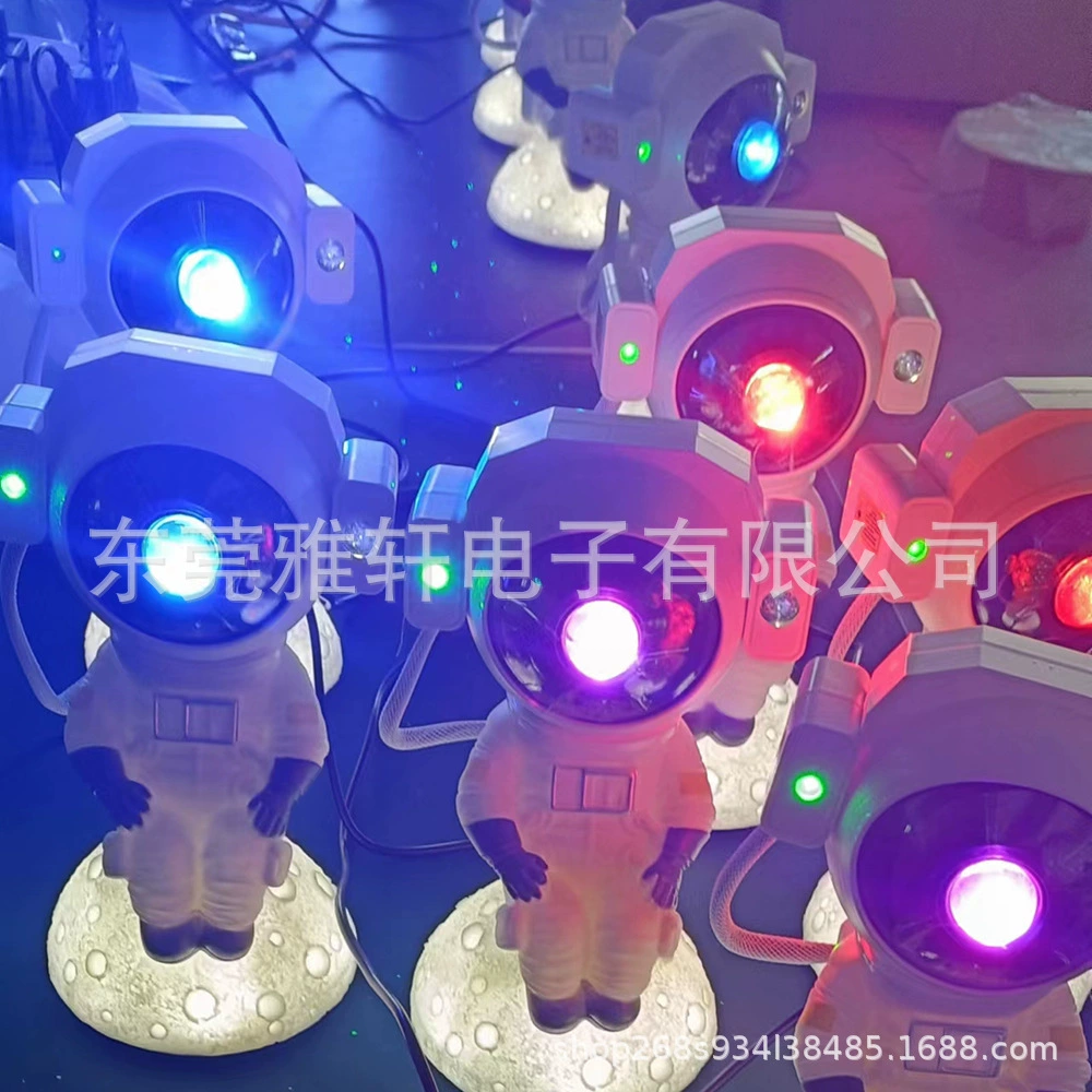 Astronaut, star projection, lamp, atmospheric space night light with laser, (Cross-border trading), bluetooth, remote control