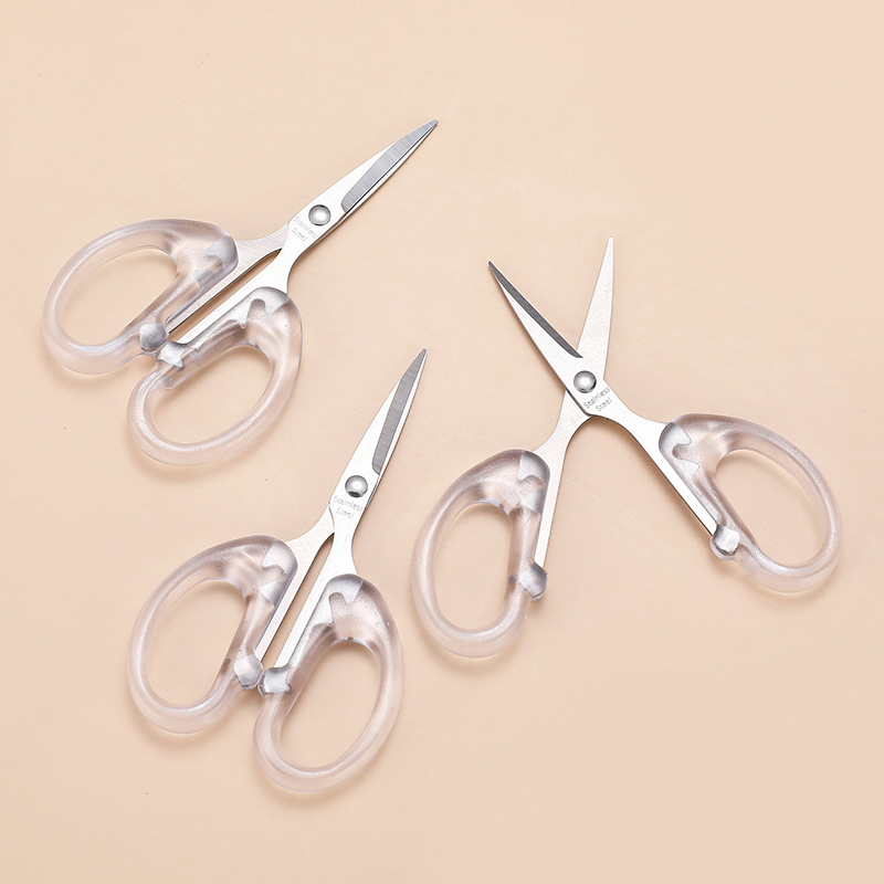 Transparent scissors stainless steel
