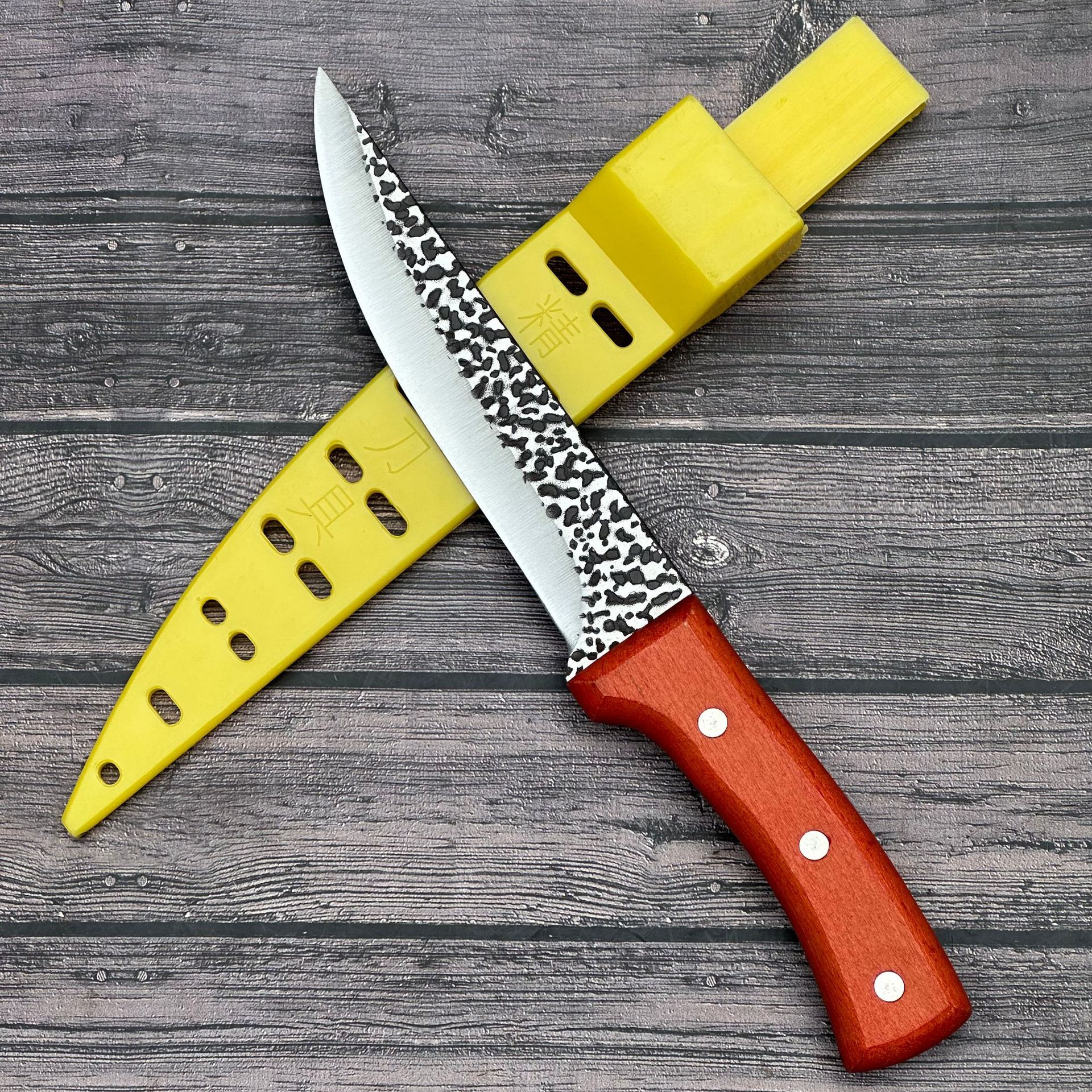 批发木柄锻打屠宰刀     割肉刀     分割刀    剔骨刀    剥皮刀