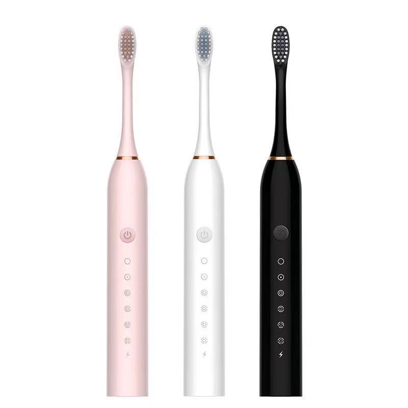 Electric Toothbrush Adult Modern Couple Student Sonic Soft Bristle Ultrasonic Rechargeable Electric Toothbrush Super Soft and Silent