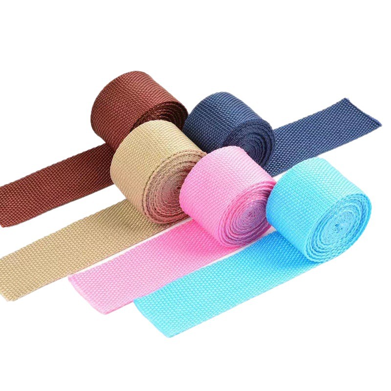 Cinta de polipropileno (PP) engrosada 900D de tejido liso encriptado para accesorios de prendas de vestir, cinta de borde y correas tejidas para equipaje, al por mayor y en stock. image 6