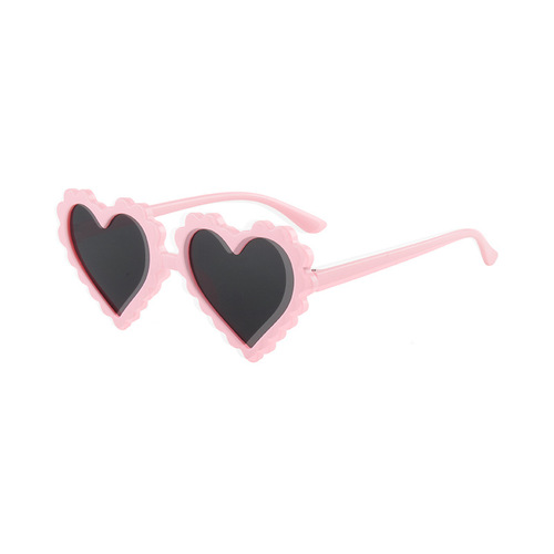 New Children's Heart-shaped Sunglasses Children's Party Glasses Fashion Simple Style Baby Sunglasses Wholesale 