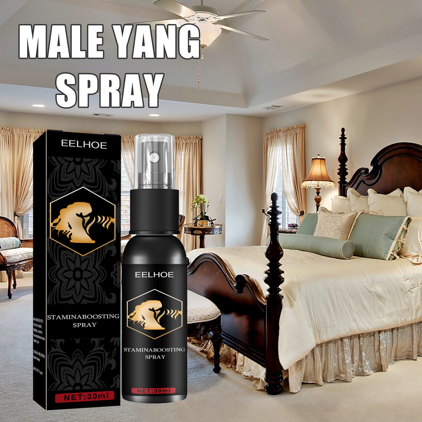 Universelle männliche Behandlungsölspray für Körperpflege und Hautnahrung