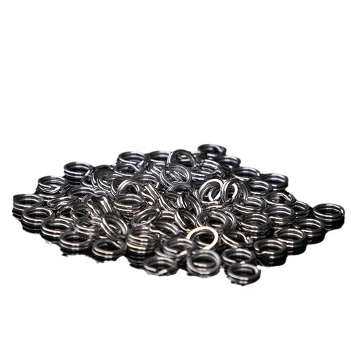 Flattened double-turn stainless steel lure ring flattened ring connector flattened lure wholesale double-turn connecting ring