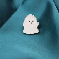 Брошь Little Ghost, милая японская Мужская и женская индивидуальная креативная булавка-значок, Студенческая сумка, упаковка ювелирных изделий