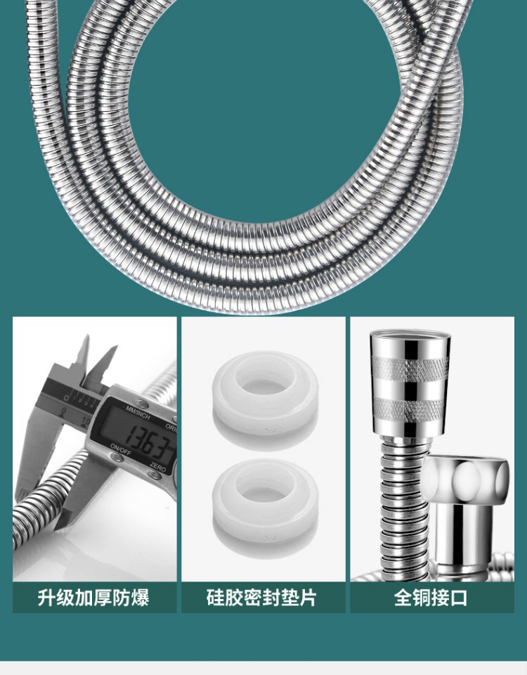 Cold and hot water mixing valve, all-copper exposed shower faucet, solar mixing valve, water heater switch, shower head set undefined