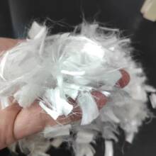 源头厂家抗裂新材料纤维砂浆沥青混凝土路面聚丙烯短纤维耐高温