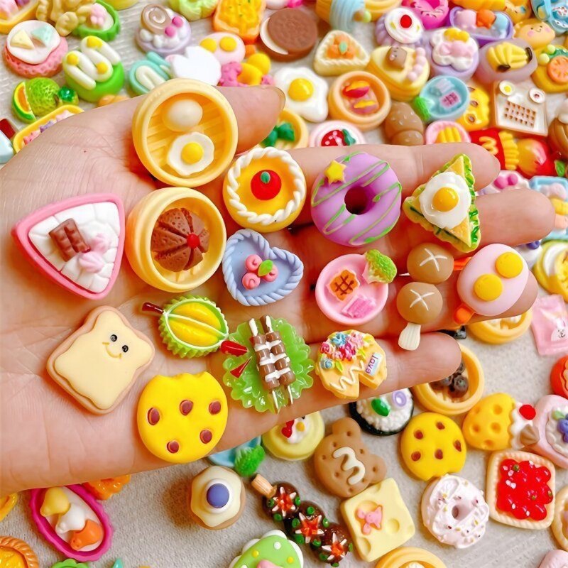 DIY Refrigerator Magnet Primary School Student Artificial Small Food Gift Gift Reward Stall Kidsren's Toy Model Mini
