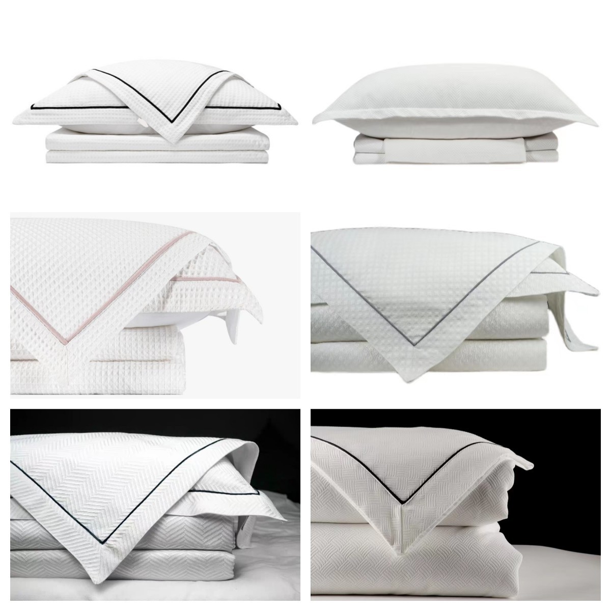 Model Room Bedding Light Luxury Simple Furniture Exhibition Room Soft-fitting Bedding Model Room Four-piece Set