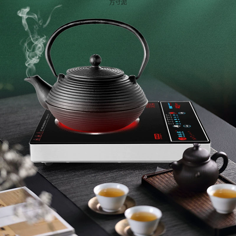 Electric ceramic stove household smart 2200W new light wave induction cooker tea stove cross-border factory foreign trade wholesale