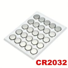 25粒纽扣电池大容量工业装CR2032电子秤电脑主板汽车钥匙遥控器3V