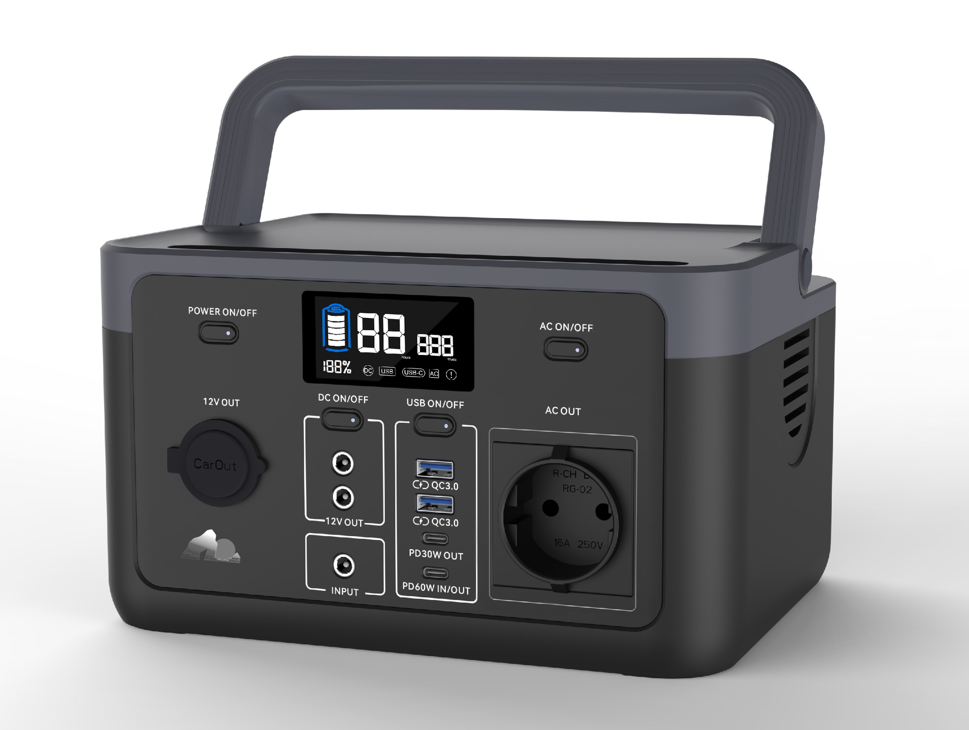 Xubing Technology 300W Fuente de alimentación móvil de alta potencia Fuente de alimentación de emergencia de litio fosfato de hierro