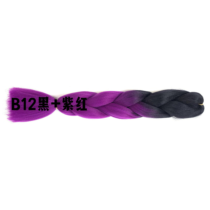 B12 Negro + Rojo Violeta