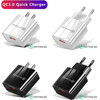 3A QC3.0 mobile phone fast charge charger 3.0 usb charge travel wholesale