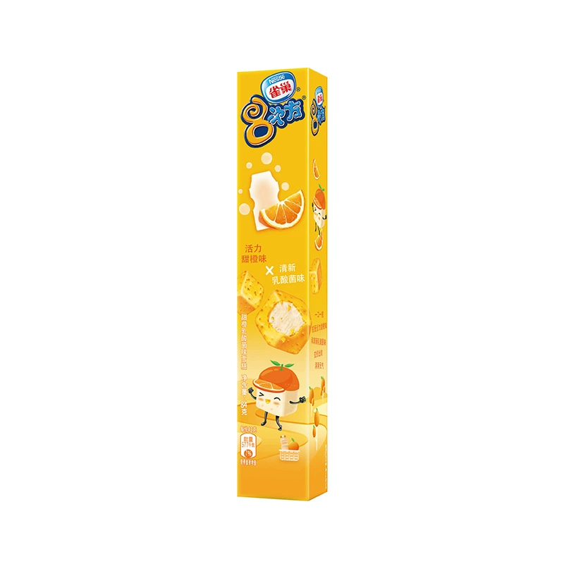 Ice Cream Sticks Eight-time assorted 8-pack, multi-flavor crispy coating, 80 g