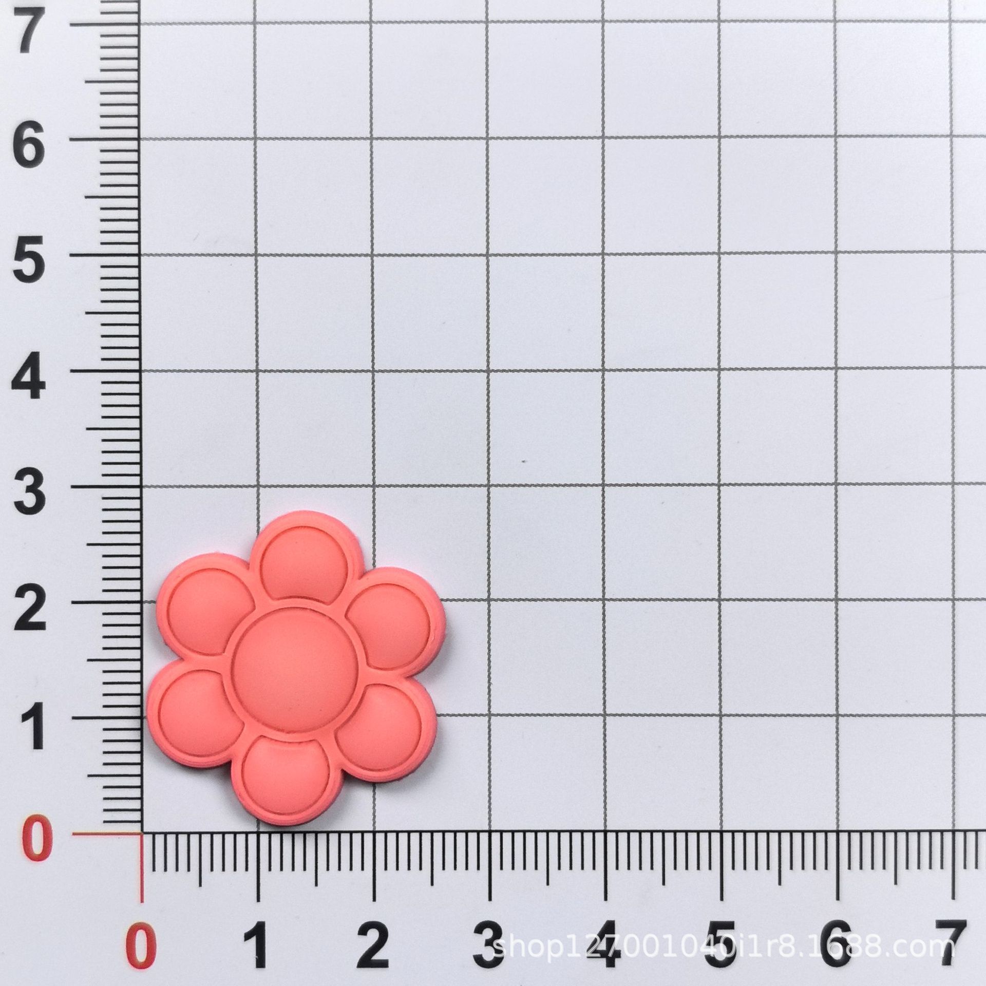 오렌지 꽃 (26x26mm)