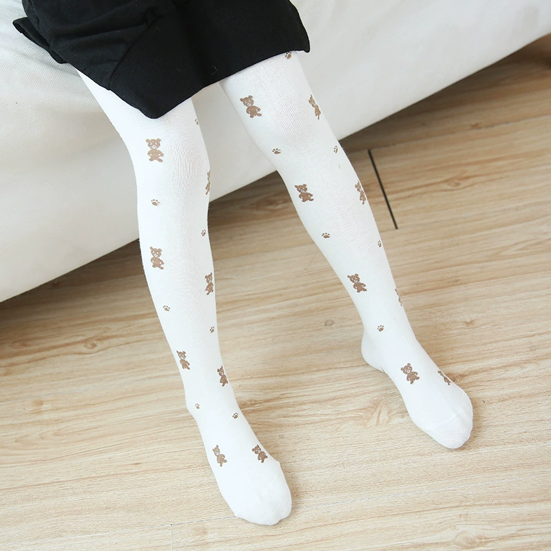 图图星 Autumn cartoon children's cotton trousers, with little bears, wholesale