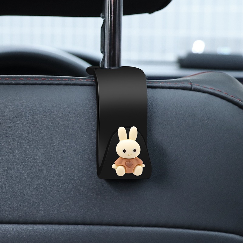 Gancho trasero del automóvil Gancho del respaldo del asiento Gancho multifuncional del automóvil del automóvil Gancho pequeño del automóvil Gancho del asiento de dibujos animados