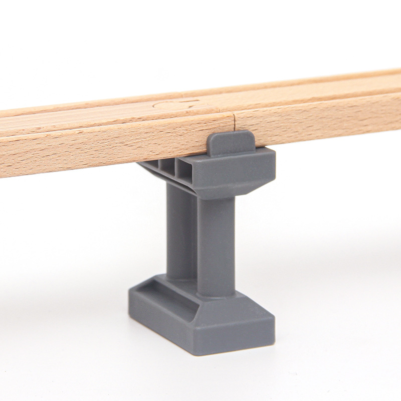 Small Train Track Toy Bridge Support Accessory Compatible with Various Small Train Tracks