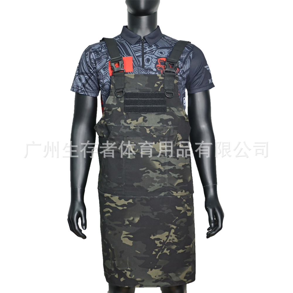 Fuente transfronteriza Técnico Técnico Equipo de usuario masculino y femenino Picnic Resistente al desgaste Téctico Viento Camuflaje delantal