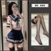 JK uniform, black silk socks
