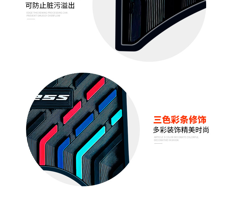 Suitable for No.9 E series MK2 foot pad E80c/E90/E100/E125/mk2 electric car rubber foot pad