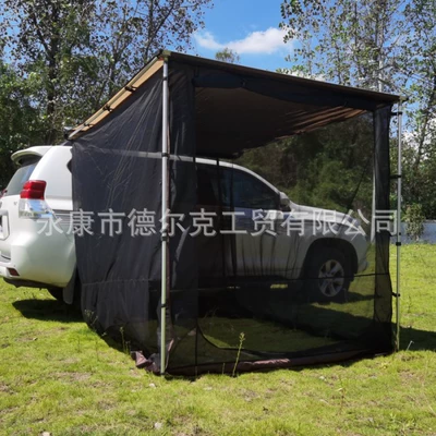 Avtomobil yan çətirləri, awning outdoor mosquito net cloth RV - black-mosquito-net-150x250cm