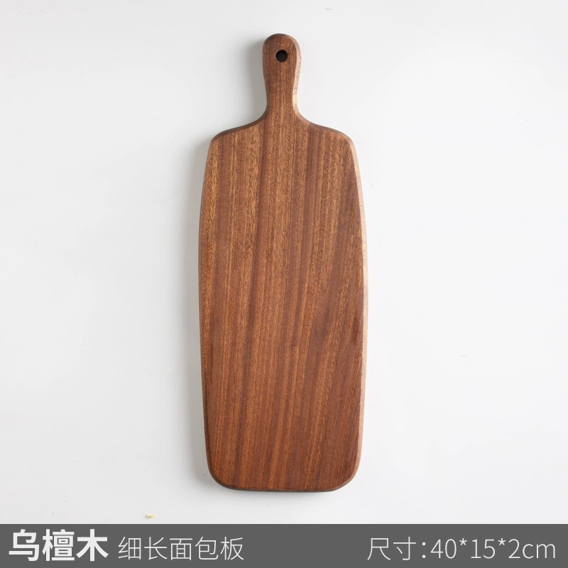 Двойная разделочная доска из натурального sandalwood, утолщенная большая доска, 25×16×2 см