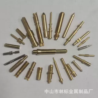 厂家优惠供应黄铜公母导电小铜针拼针插针加工通电性强耐腐连接器