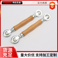 木製ハンドル金属圧力ホイール、網戸交換ツール、木製網戸ナイロン圧力ホイール、東南アジアで人気