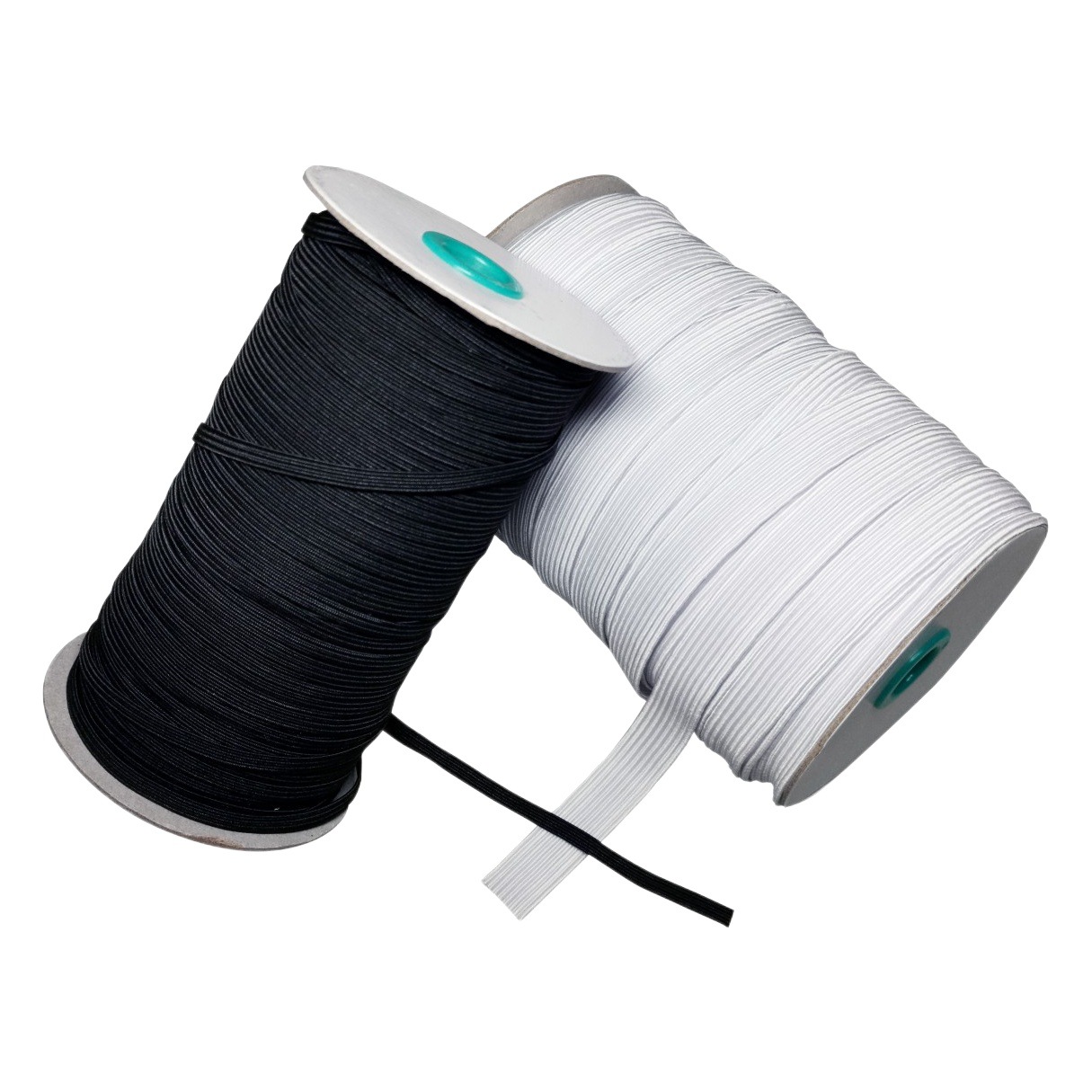 Alta elástico poliéster elástico negro blanco pantalones manguito caballo plano corriendo cinturón fábrica directa elástica banda elástica