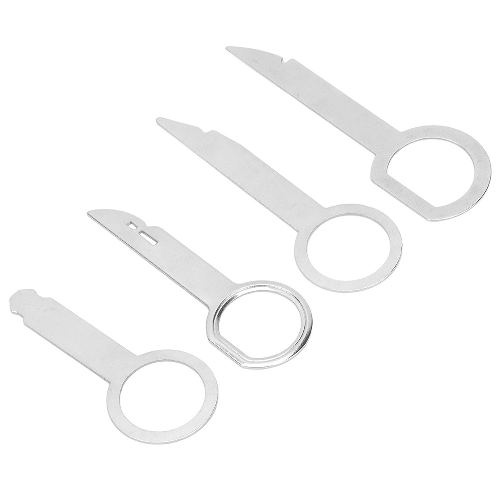 汽车音响拆装工具内饰门板拆卸钥匙工具CD导航隔音拆装工具4件套