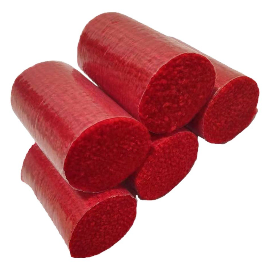 Акриловая шерсть для трехмерной вышивки нарезана по 5,7 см в рулоне.