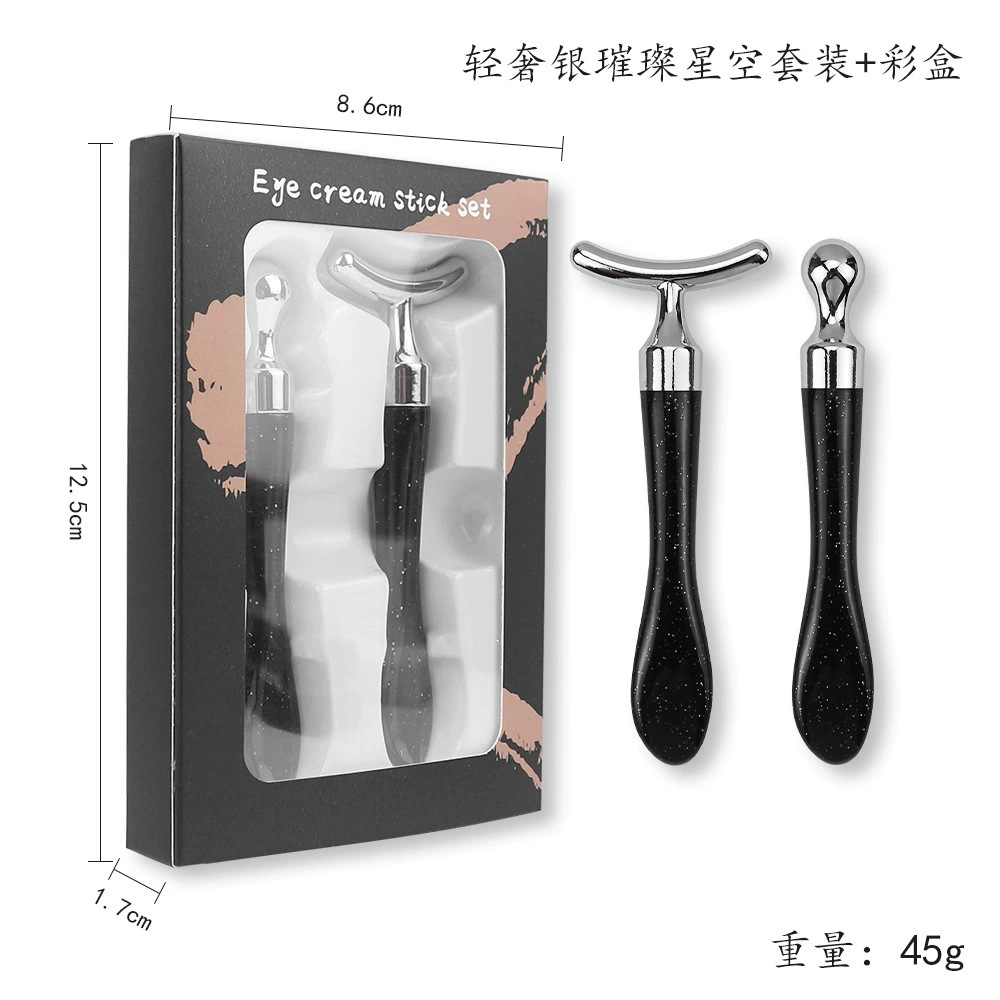 Crema de ojos transfronteriza Stick de masaje Crema de ojos Esencia de crema de ojos Introducción Palo de aplicación Herramienta de cuchara de belleza