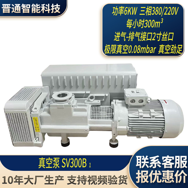 SV300B 1油旋镀膜电力过滤风电叶片排气风冷冷却防返油真空度高泵