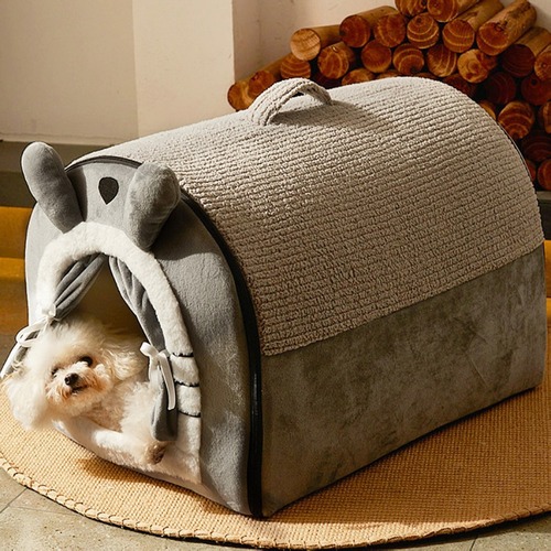 Dog bed is washable and suitable for all four seasons, small and medium sized Terrier dog house cat bed winter warm pet supplies wholesale