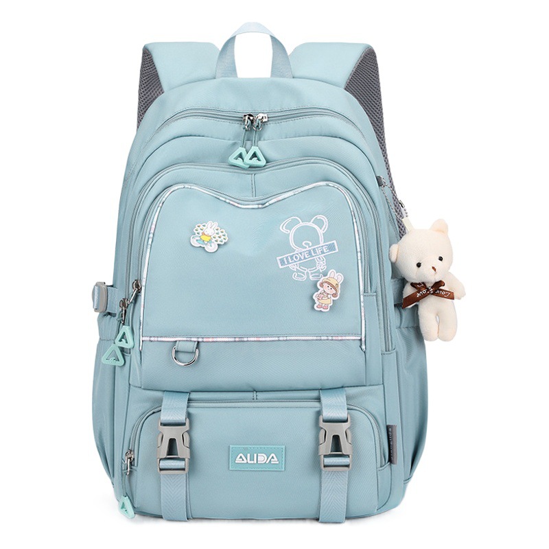 Cross-Border moda de alta apariencia estudiante de secundaria bolsa de escuela secundaria Niñas de gran capacidad mochila de estudiante de escuela secundaria mochila de marca