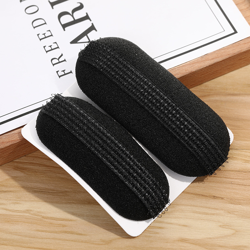 Black sponge hair pad